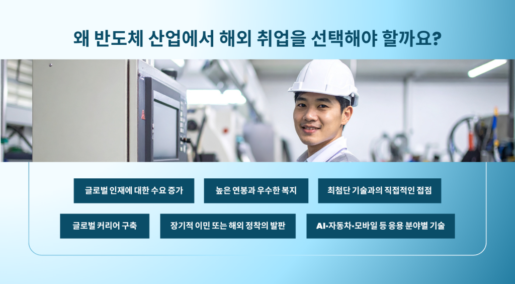 왜 반도체 산업에서 해외 취업을 선택해야 할까요?