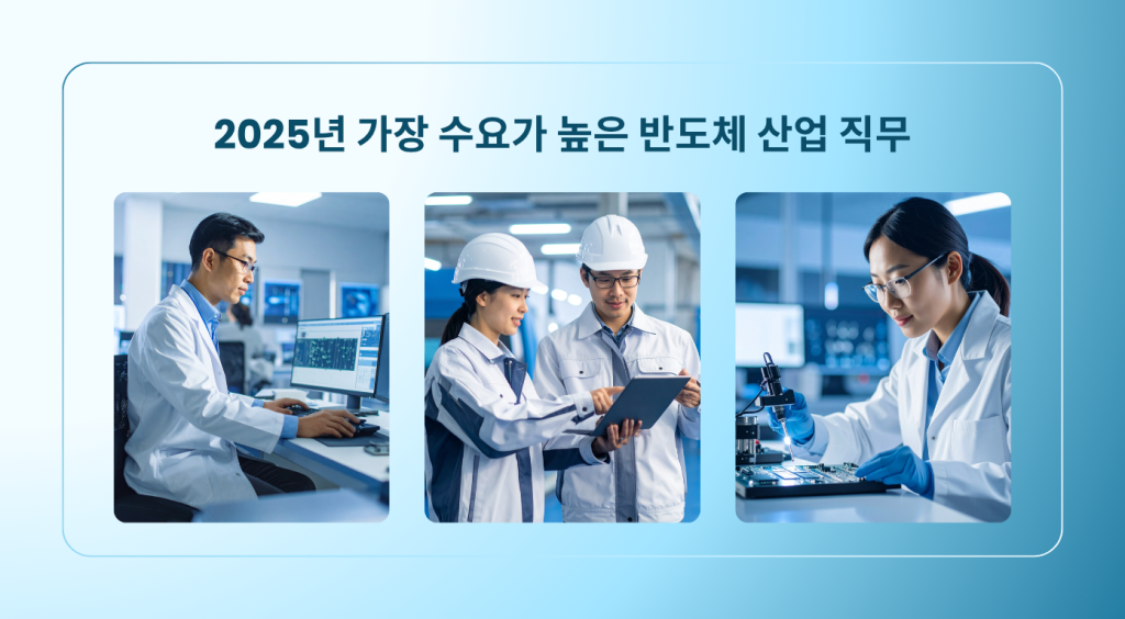2025년 가장 수요가 높은 반도체 산업 직무
