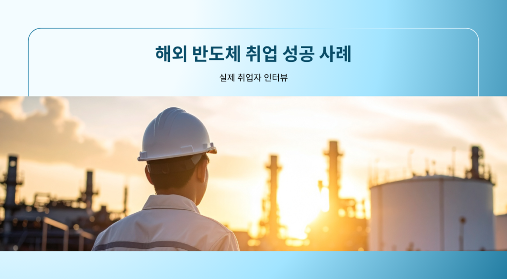 해외 반도체 취업 성공 사례