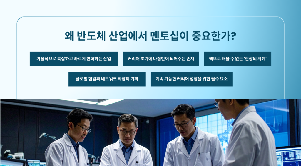 왜 반도체 산업에서 멘토십이 중요한가?