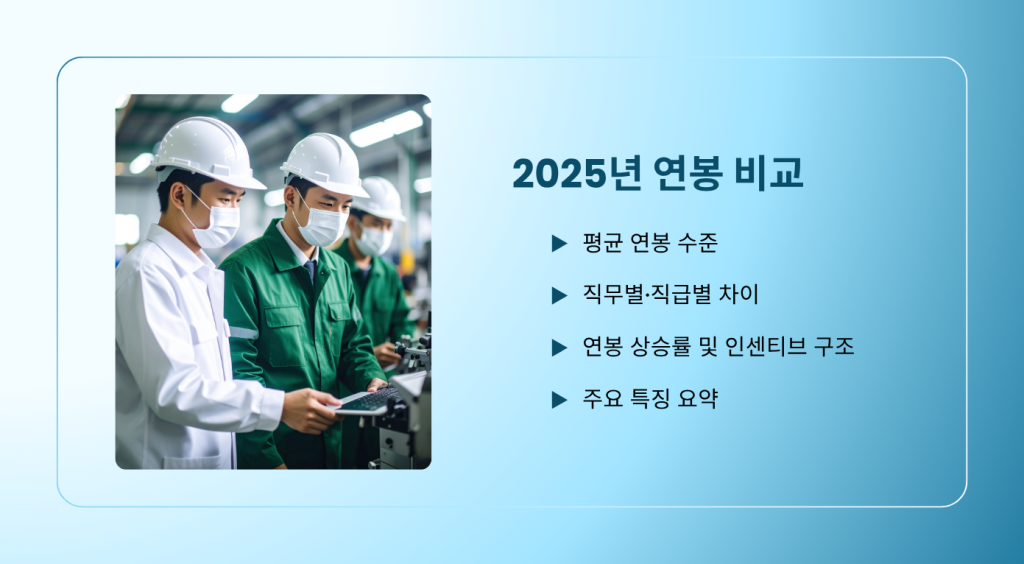 2025년 연봉 비교