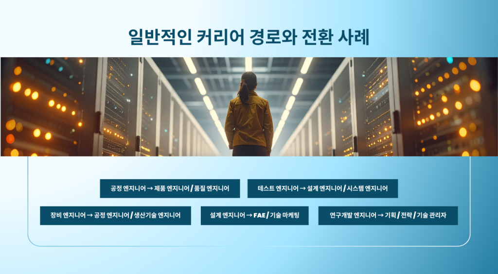 일반적인 커리어 경로와 전환 사례